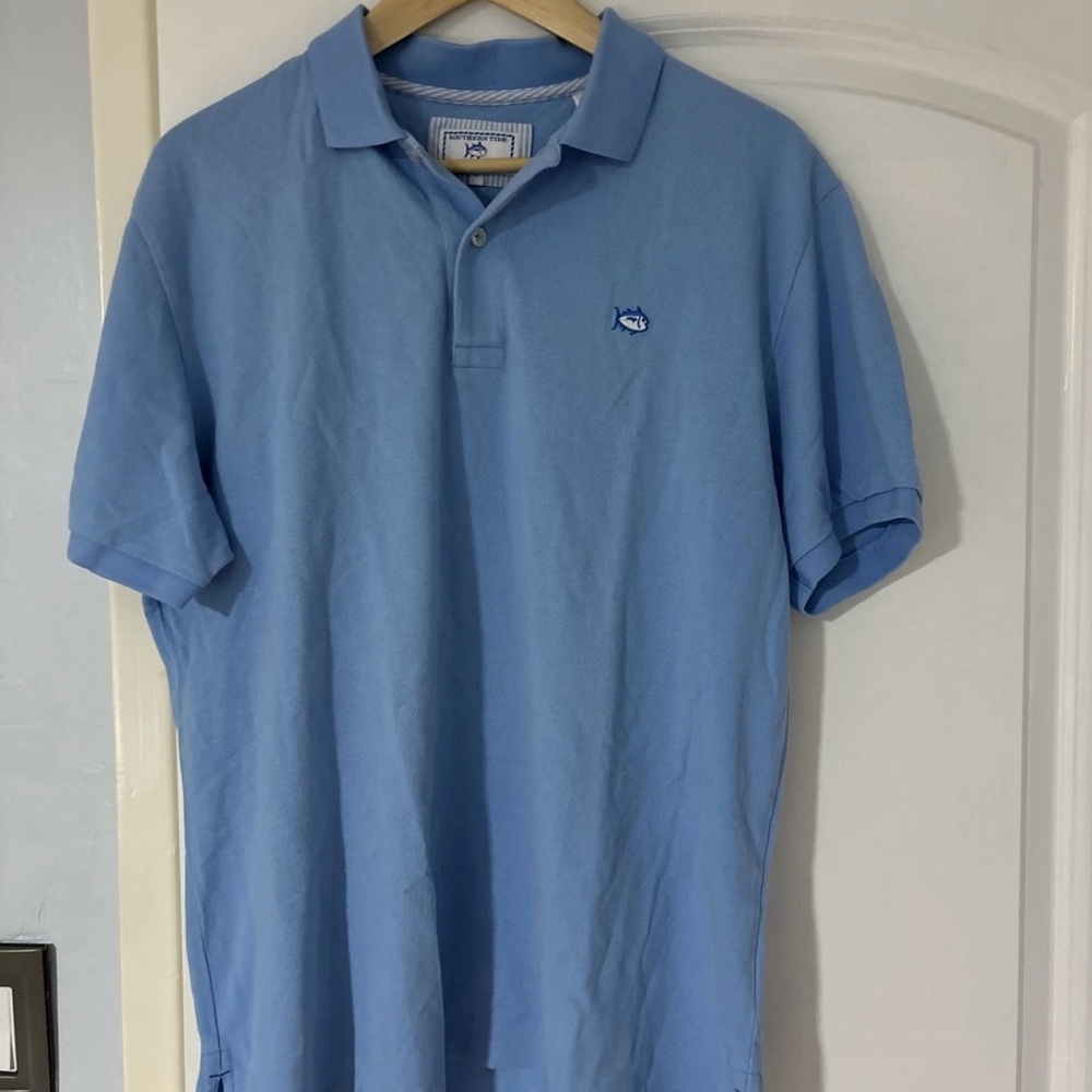 Southern Tide Light Blue Polo Shirt